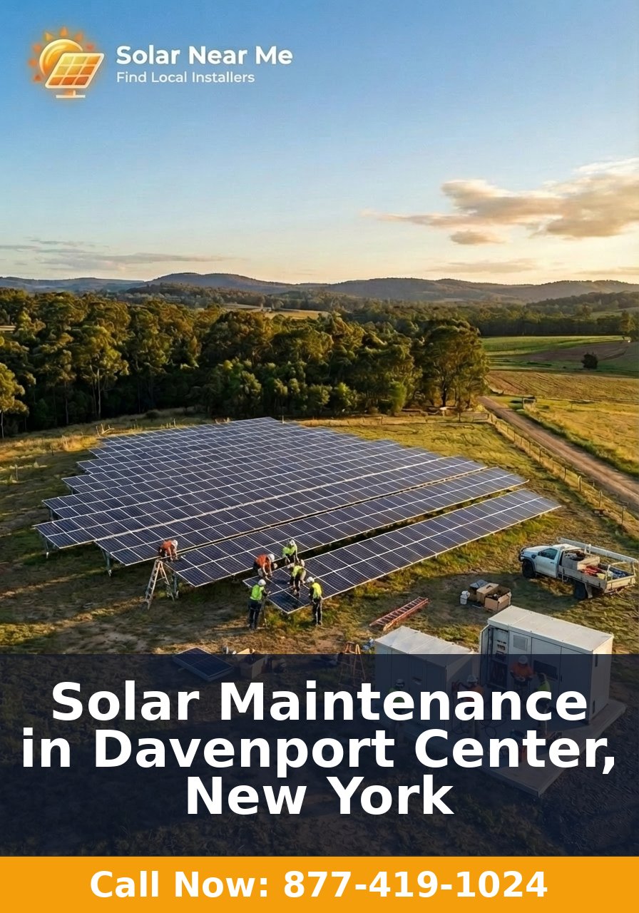 Solar Maintenance in Davenport Center, New York