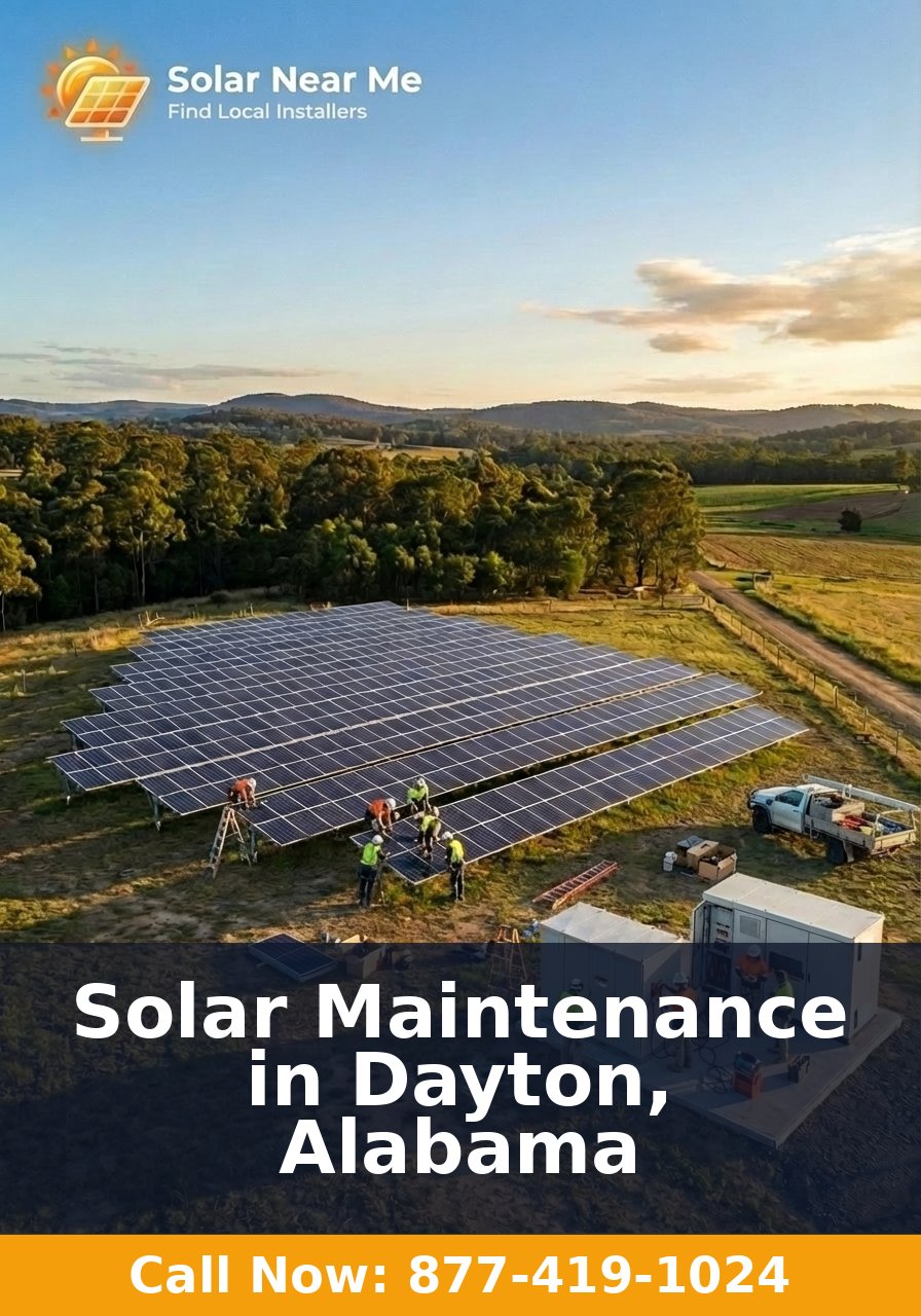 Solar Maintenance in Dayton, Alabama