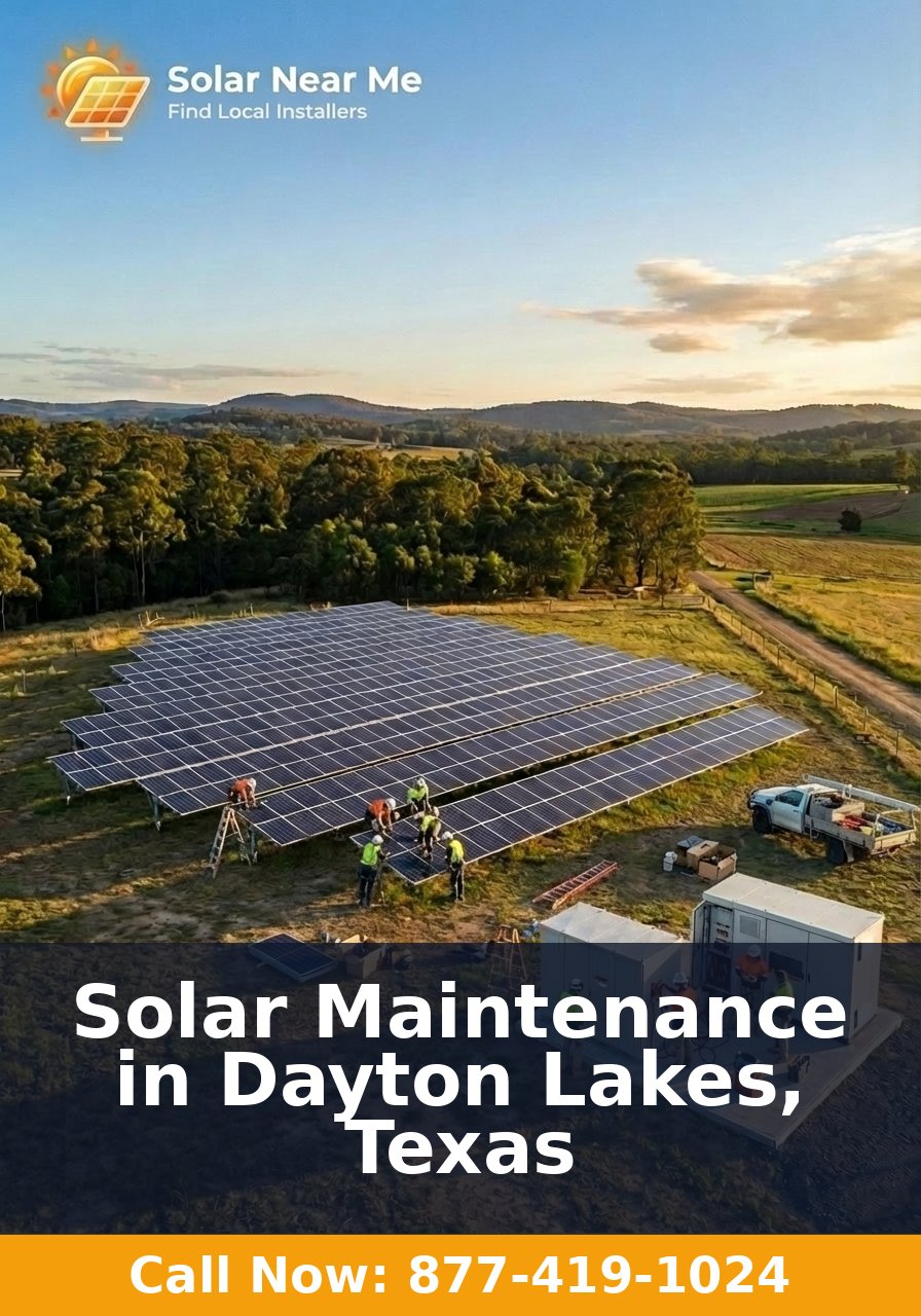 Solar Maintenance in Dayton Lakes, Texas