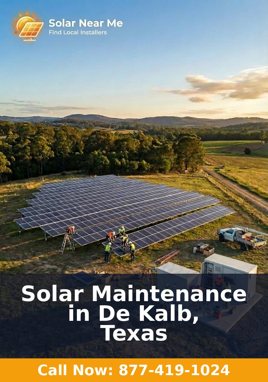 Solar Maintenance in De Kalb, Texas