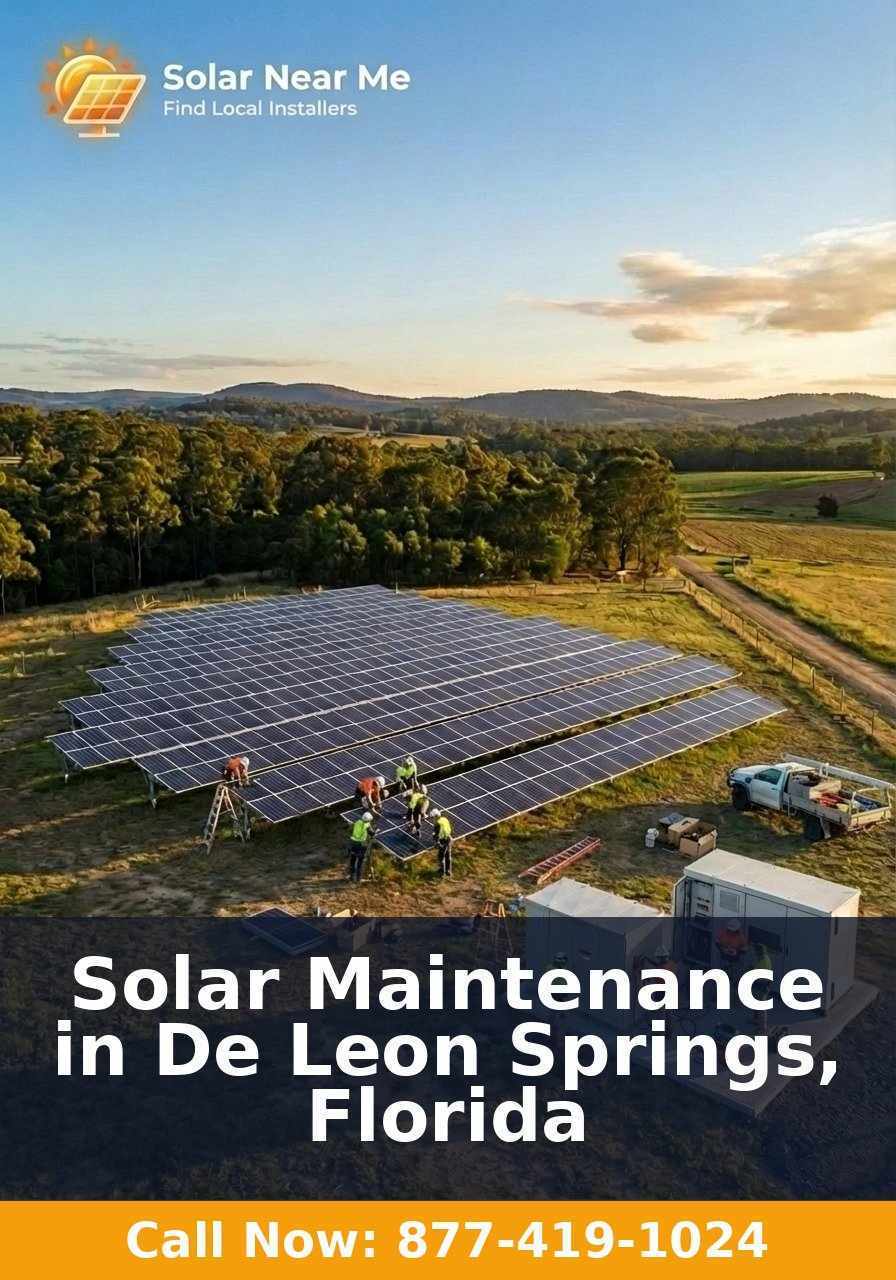 Solar Maintenance in De Leon Springs, Florida