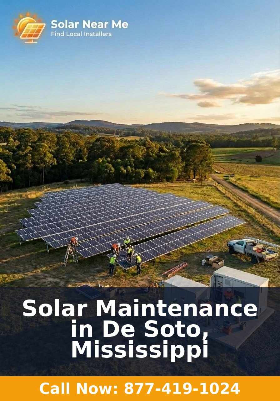 Solar Maintenance in De Soto, Mississippi