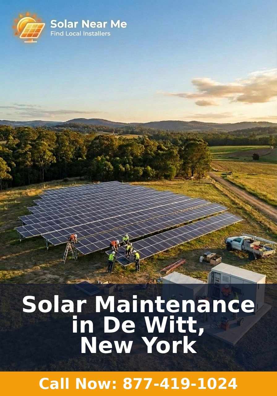 Solar Maintenance in De Witt, New York