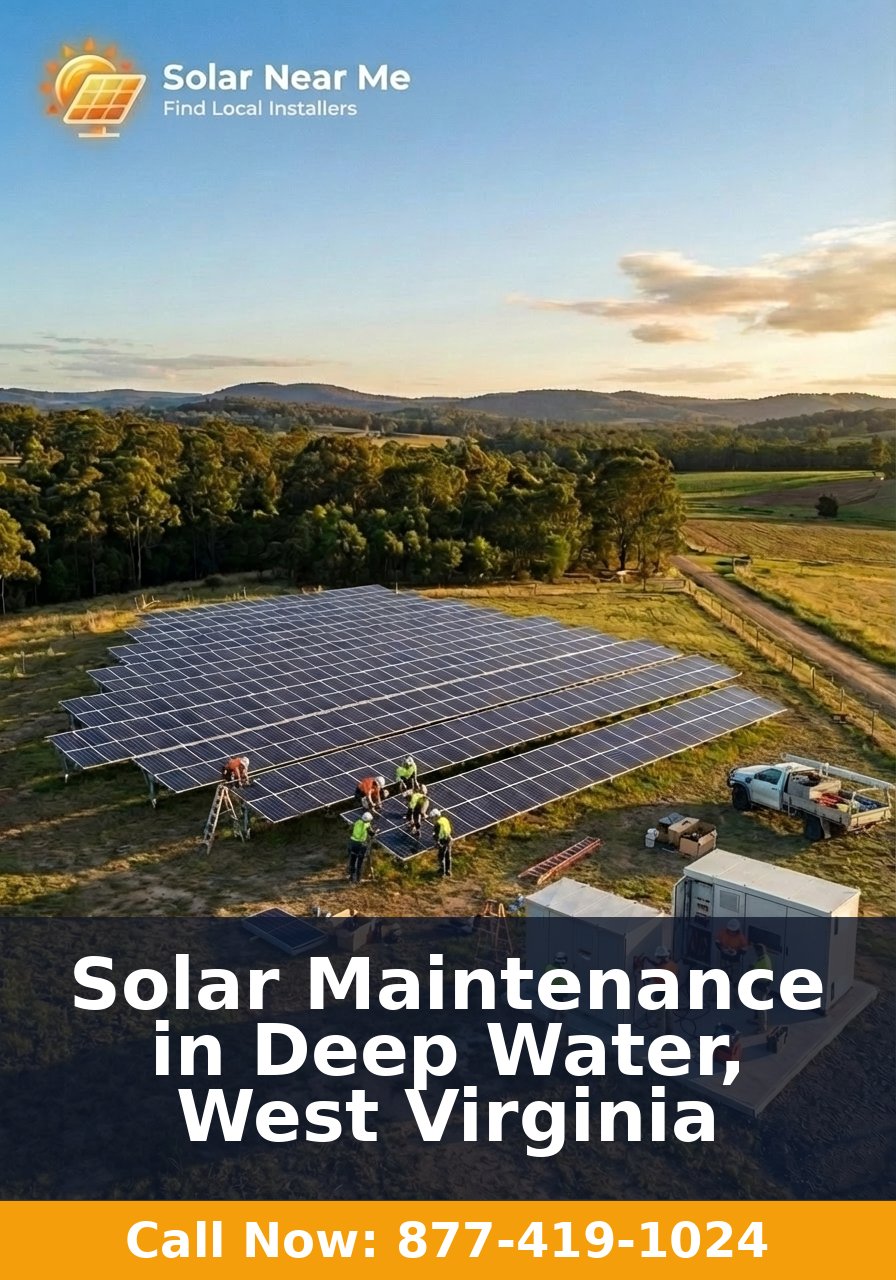 Solar Maintenance in Deep Water, West Virginia