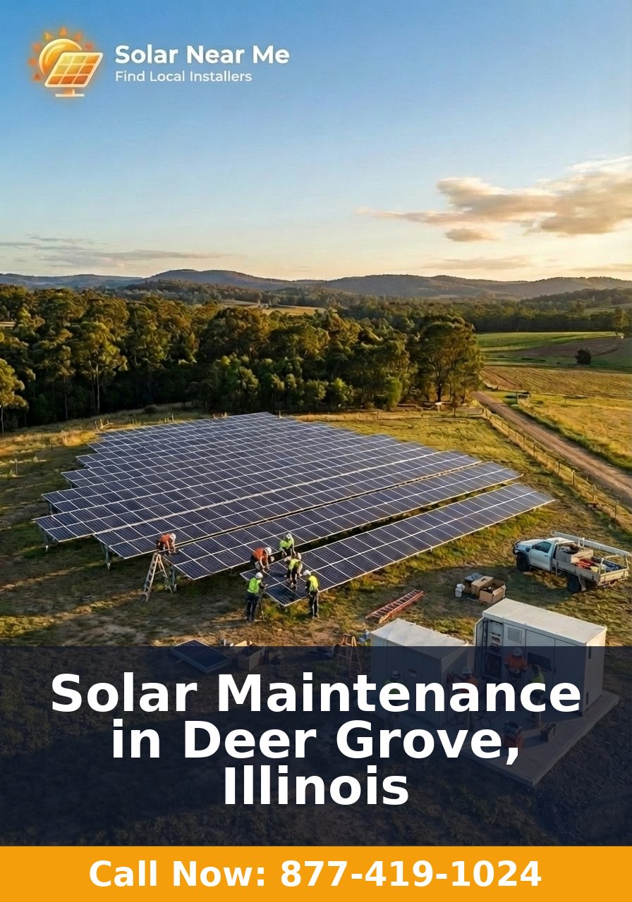 Solar Maintenance in Deer Grove, Illinois