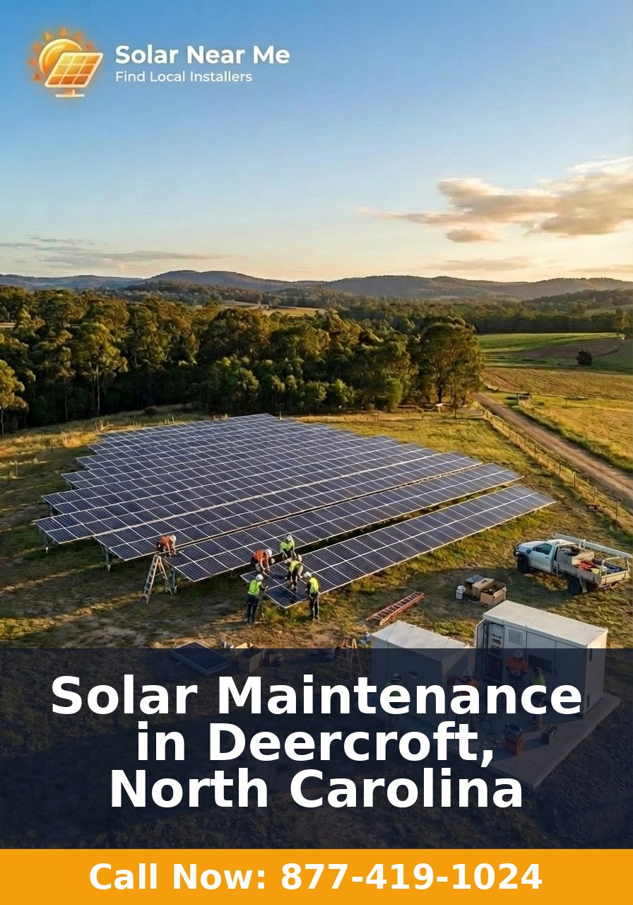 Solar Maintenance in Deercroft, North Carolina
