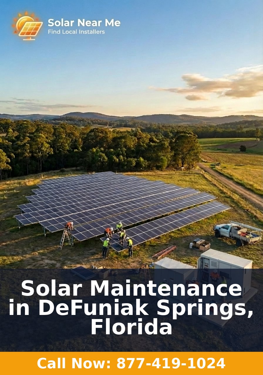 Solar Maintenance in DeFuniak Springs, Florida