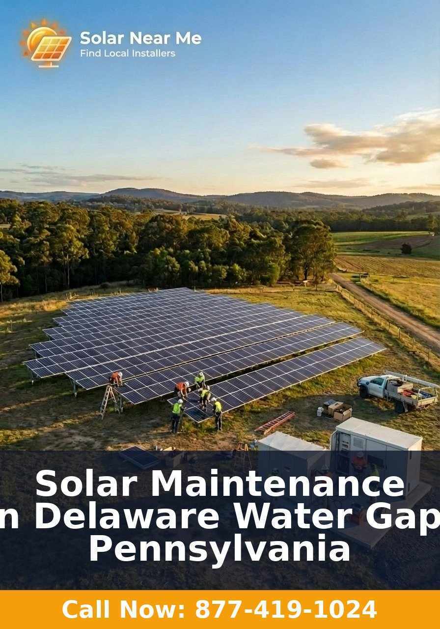 Solar Maintenance in Delaware Water Gap, Pennsylvania