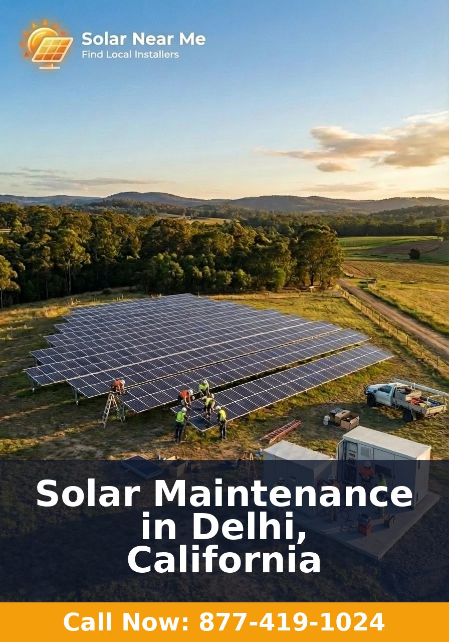 Solar Maintenance in Delhi, California