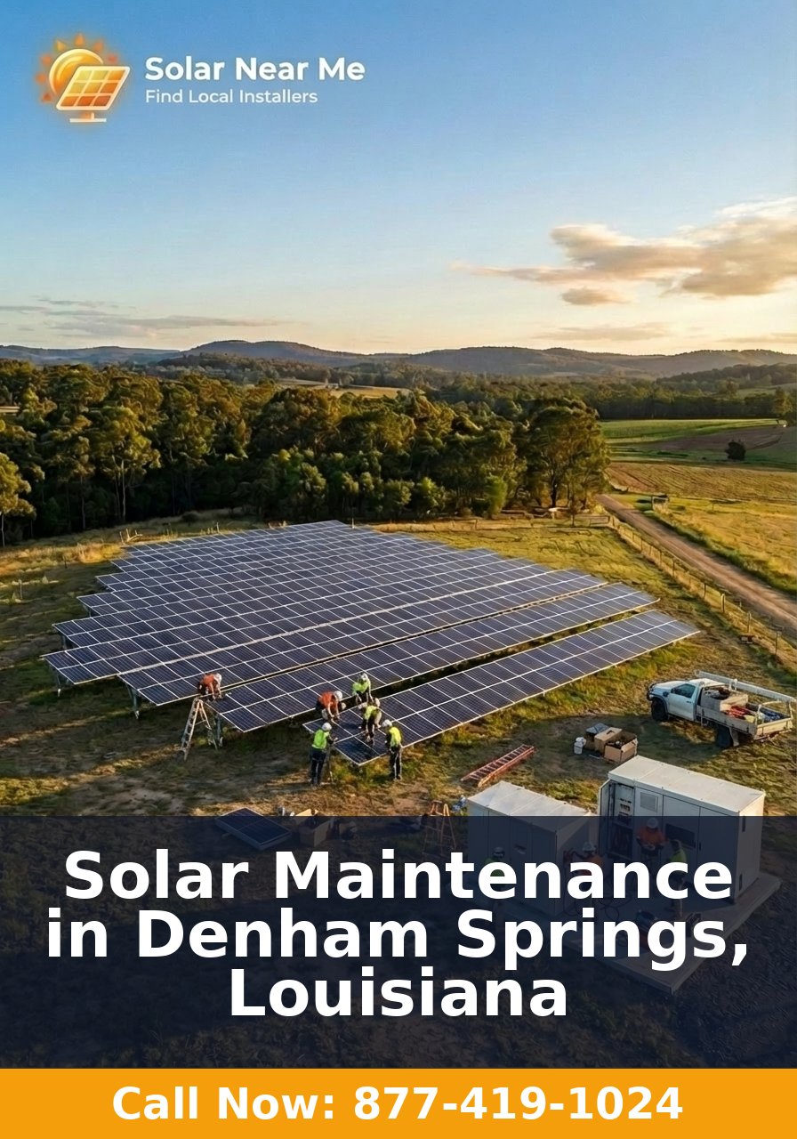 Solar Maintenance in Denham Springs, Louisiana