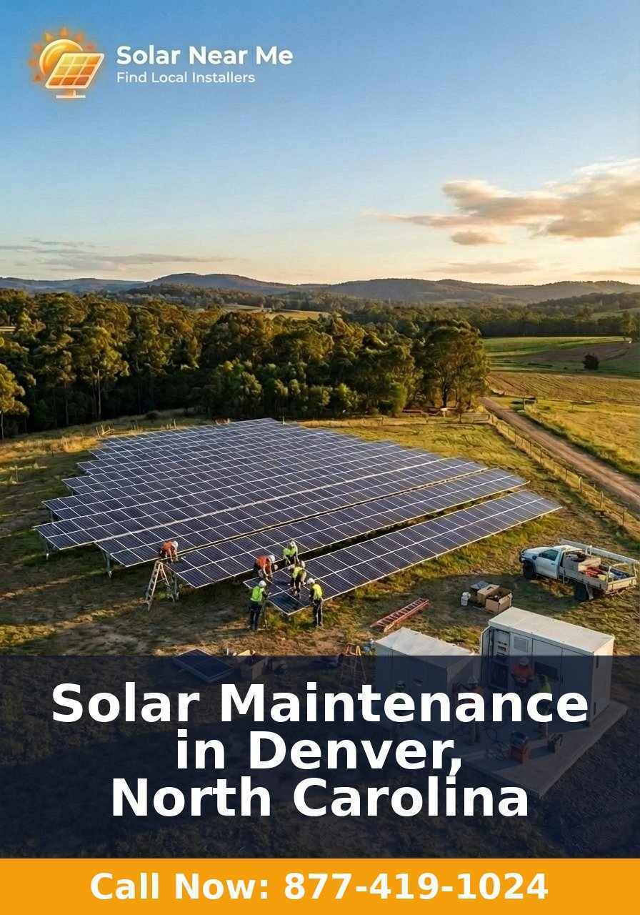 Solar Maintenance in Denver, North Carolina
