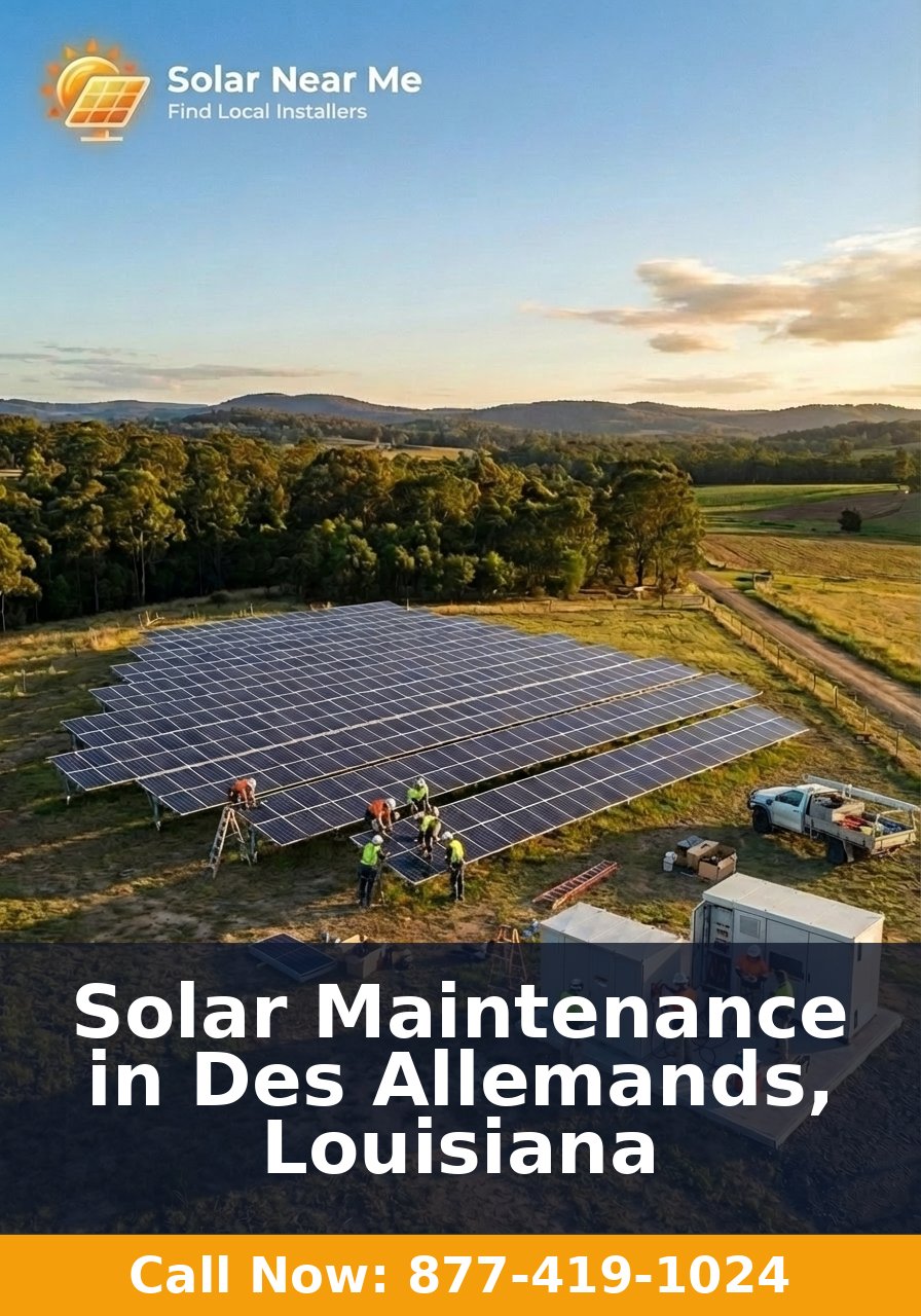 Solar Maintenance in Des Allemands, Louisiana