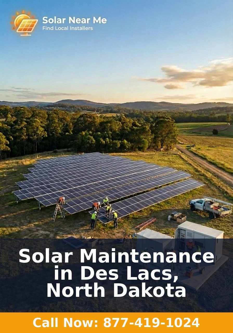 Solar Maintenance in Des Lacs, North Dakota