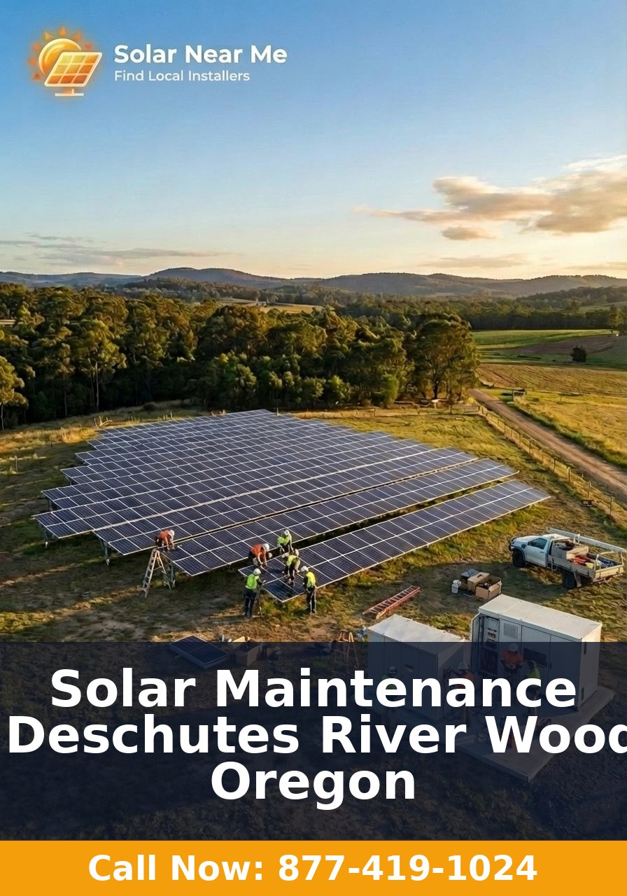 Solar Maintenance in Deschutes River Woods, Oregon