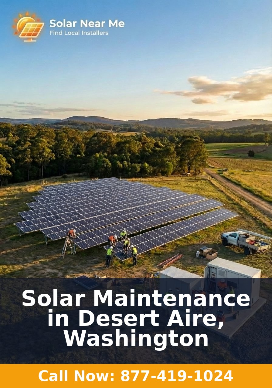 Solar Maintenance in Desert Aire, Washington