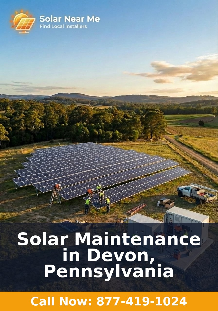 Solar Maintenance in Devon, Pennsylvania