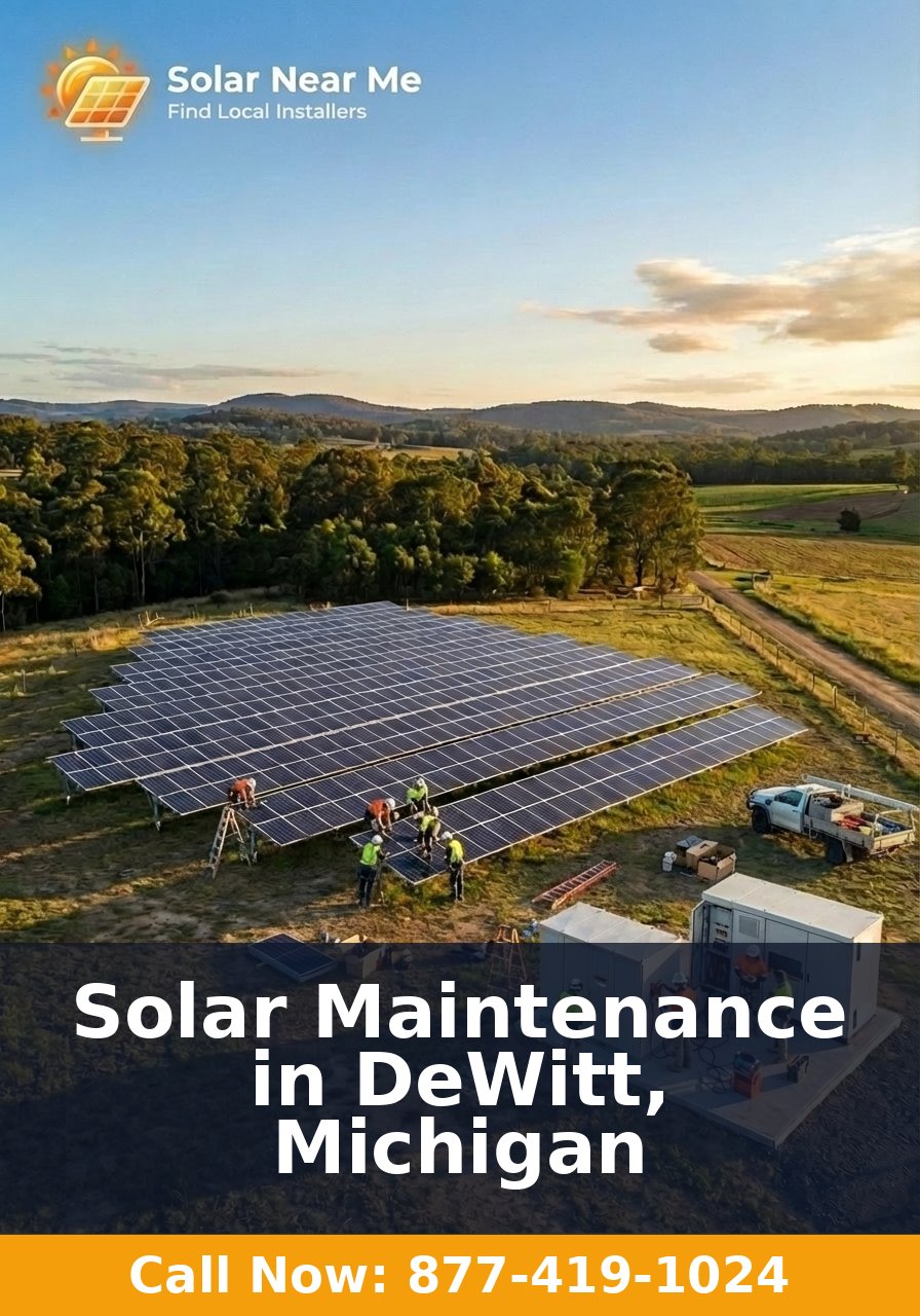 Solar Maintenance in DeWitt, Michigan