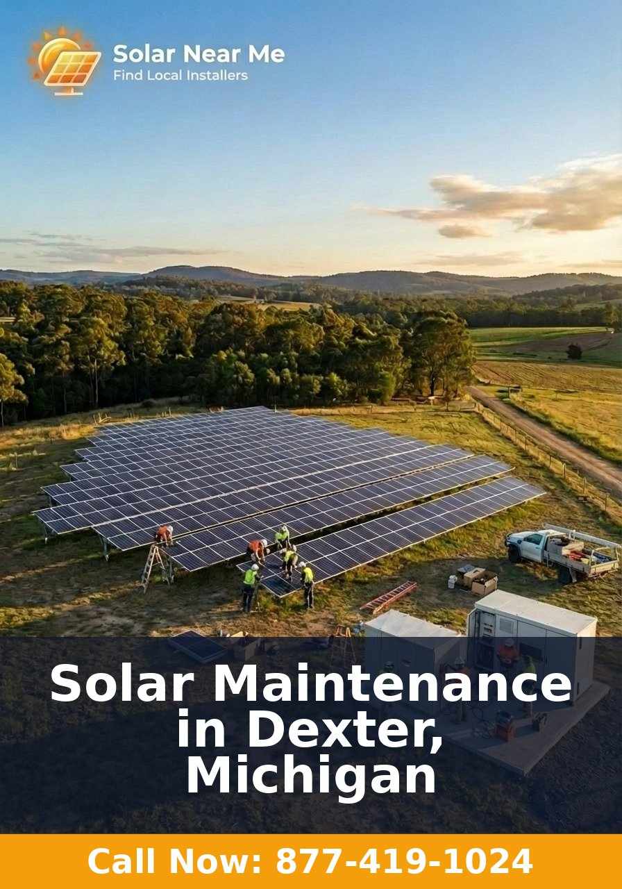 Solar Maintenance in Dexter, Michigan