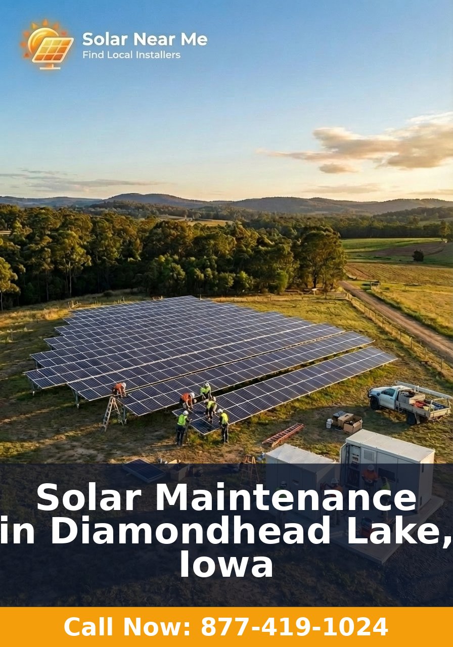 Solar Maintenance in Diamondhead Lake, Iowa
