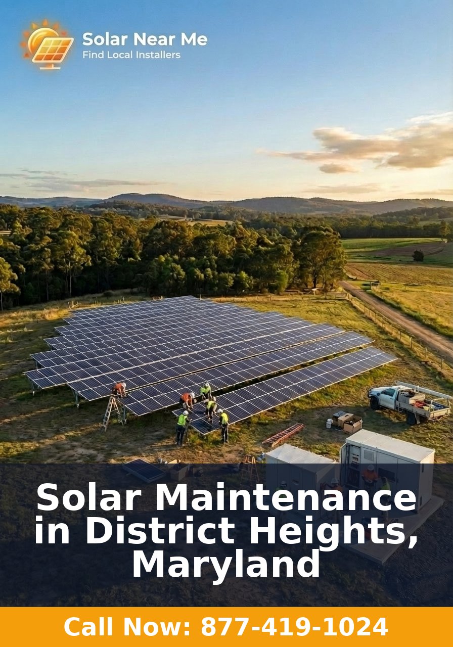Solar Maintenance in District Heights, Maryland