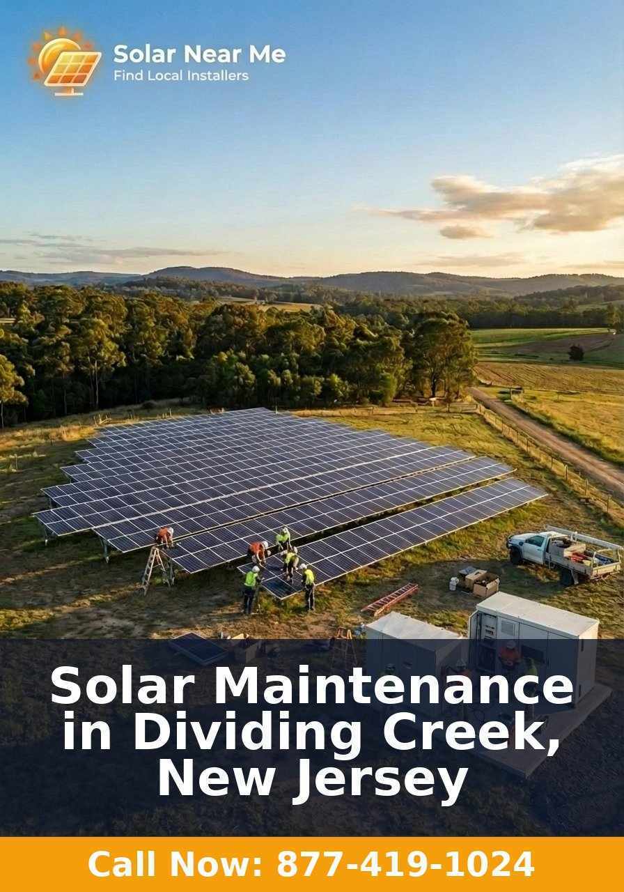 Solar Maintenance in Dividing Creek, New Jersey