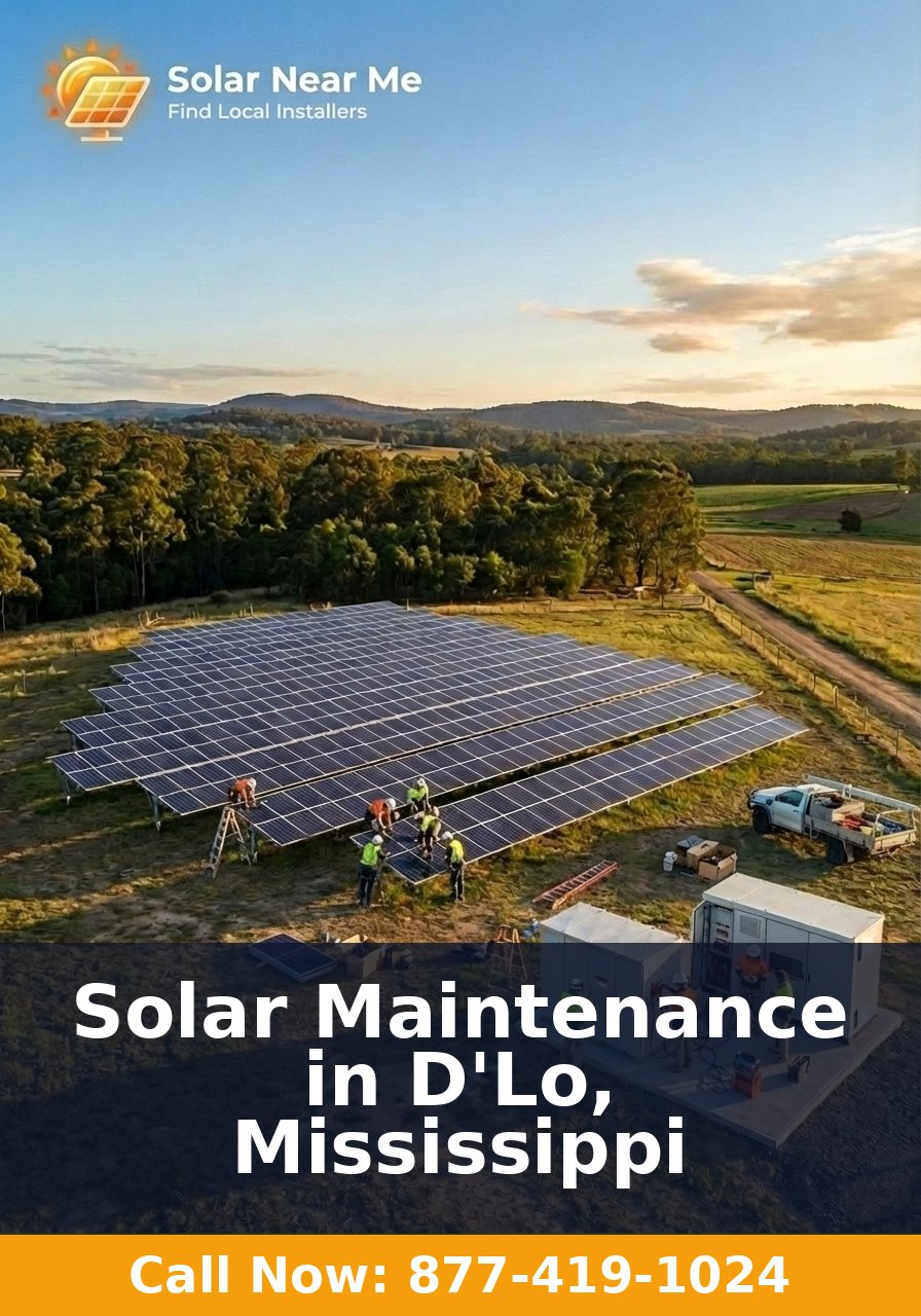 Solar Maintenance in D'Lo, Mississippi