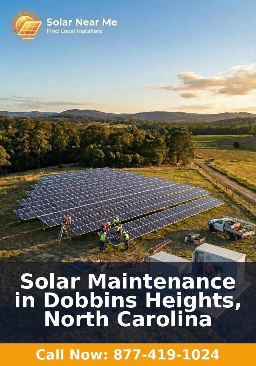 Solar Maintenance in Dobbins Heights, North Carolina