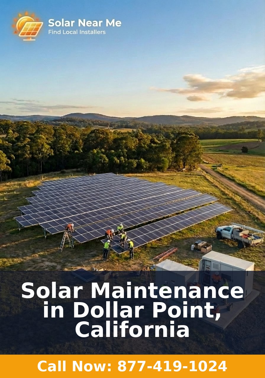 Solar Maintenance in Dollar Point, California