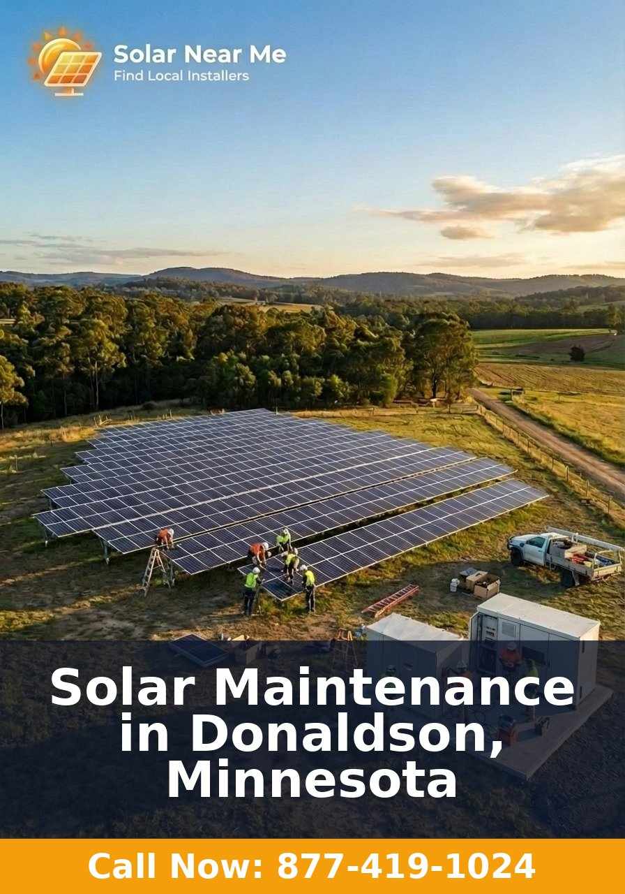 Solar Maintenance in Donaldson, Minnesota
