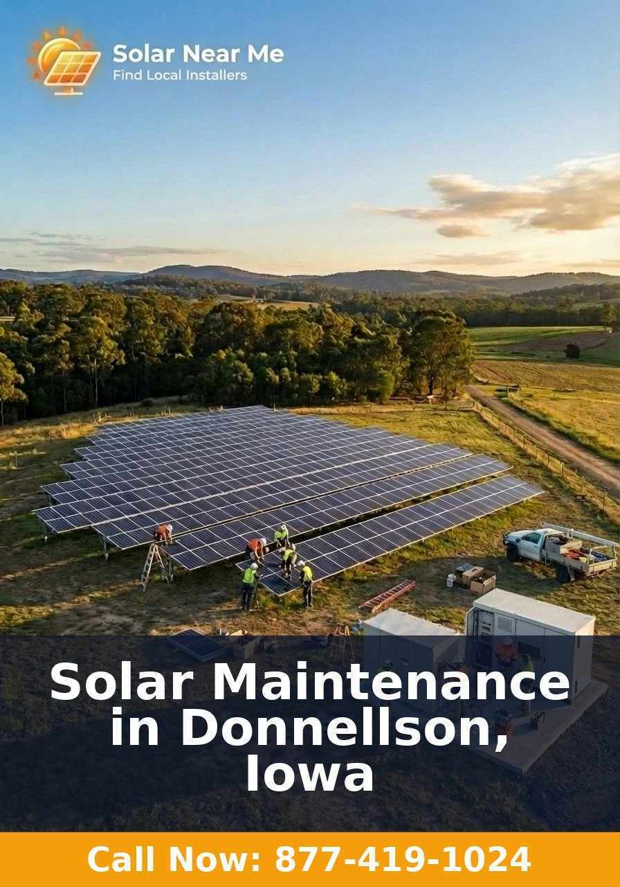 Solar Maintenance in Donnellson, Iowa