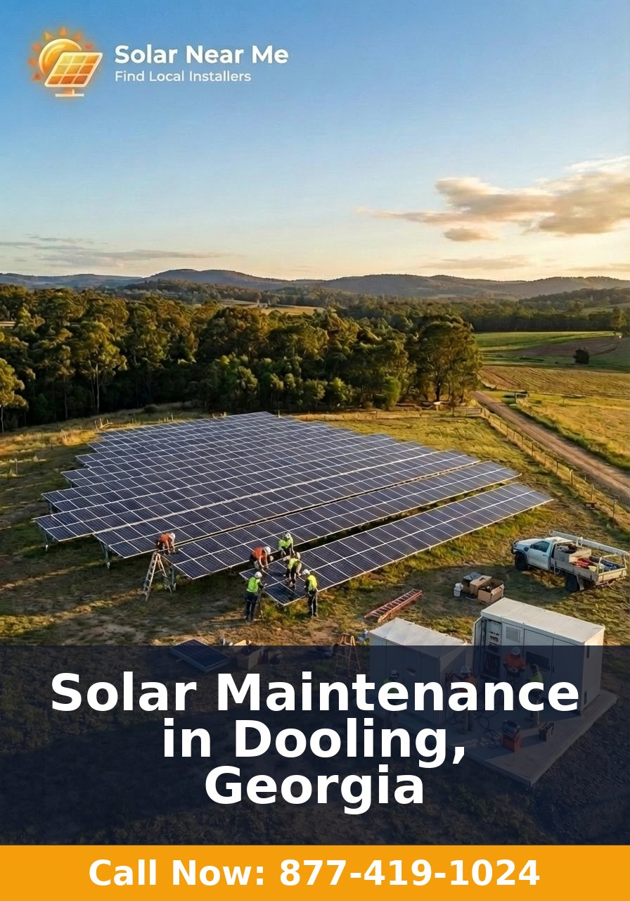 Solar Maintenance in Dooling, Georgia