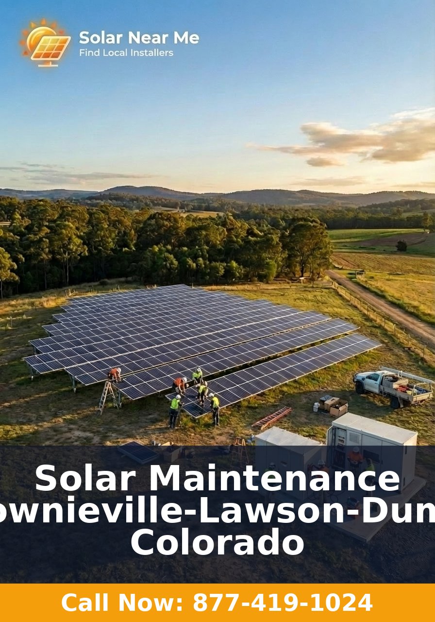 Solar Maintenance in Downieville-Lawson-Dumont, Colorado
