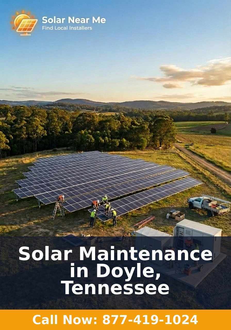 Solar Maintenance in Doyle, Tennessee