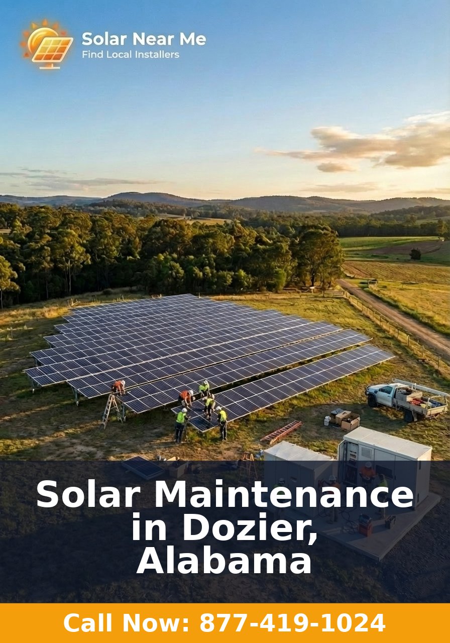 Solar Maintenance in Dozier, Alabama