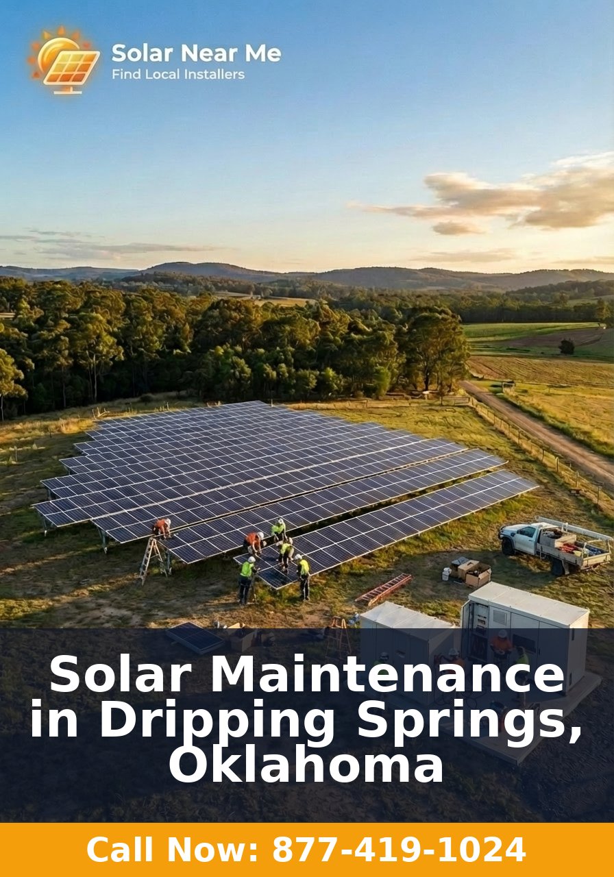 Solar Maintenance in Dripping Springs, Oklahoma