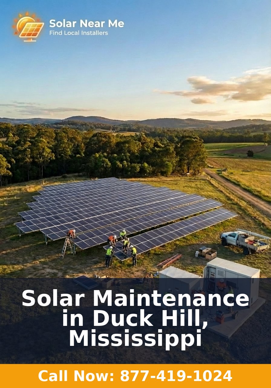 Solar Maintenance in Duck Hill, Mississippi