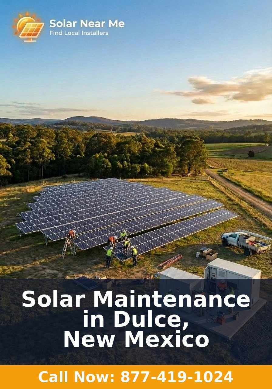 Solar Maintenance in Dulce, New Mexico