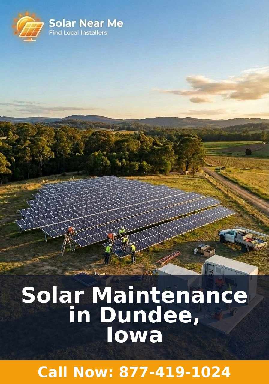 Solar Maintenance in Dundee, Iowa