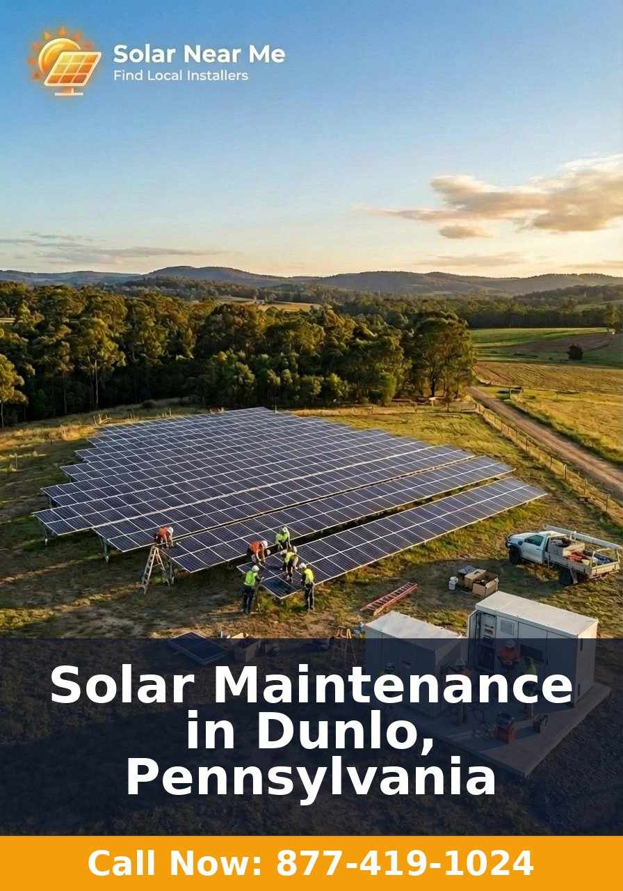 Solar Maintenance in Dunlo, Pennsylvania