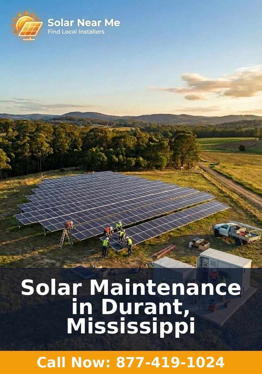 Solar Maintenance in Durant, Mississippi