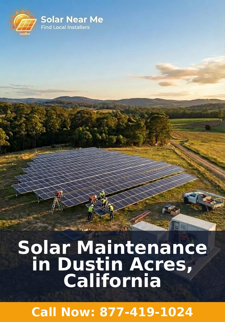 Solar Maintenance in Dustin Acres, California