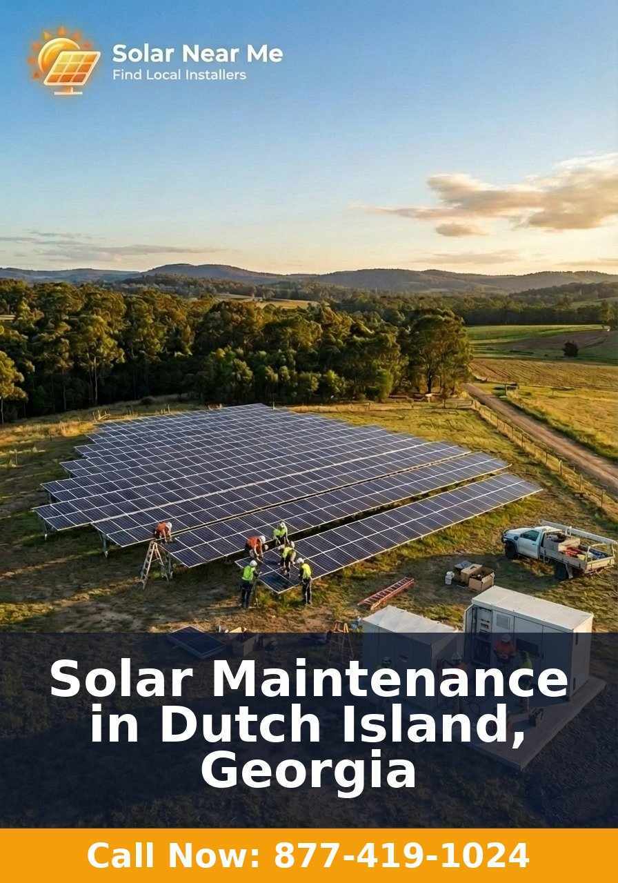 Solar Maintenance in Dutch Island, Georgia