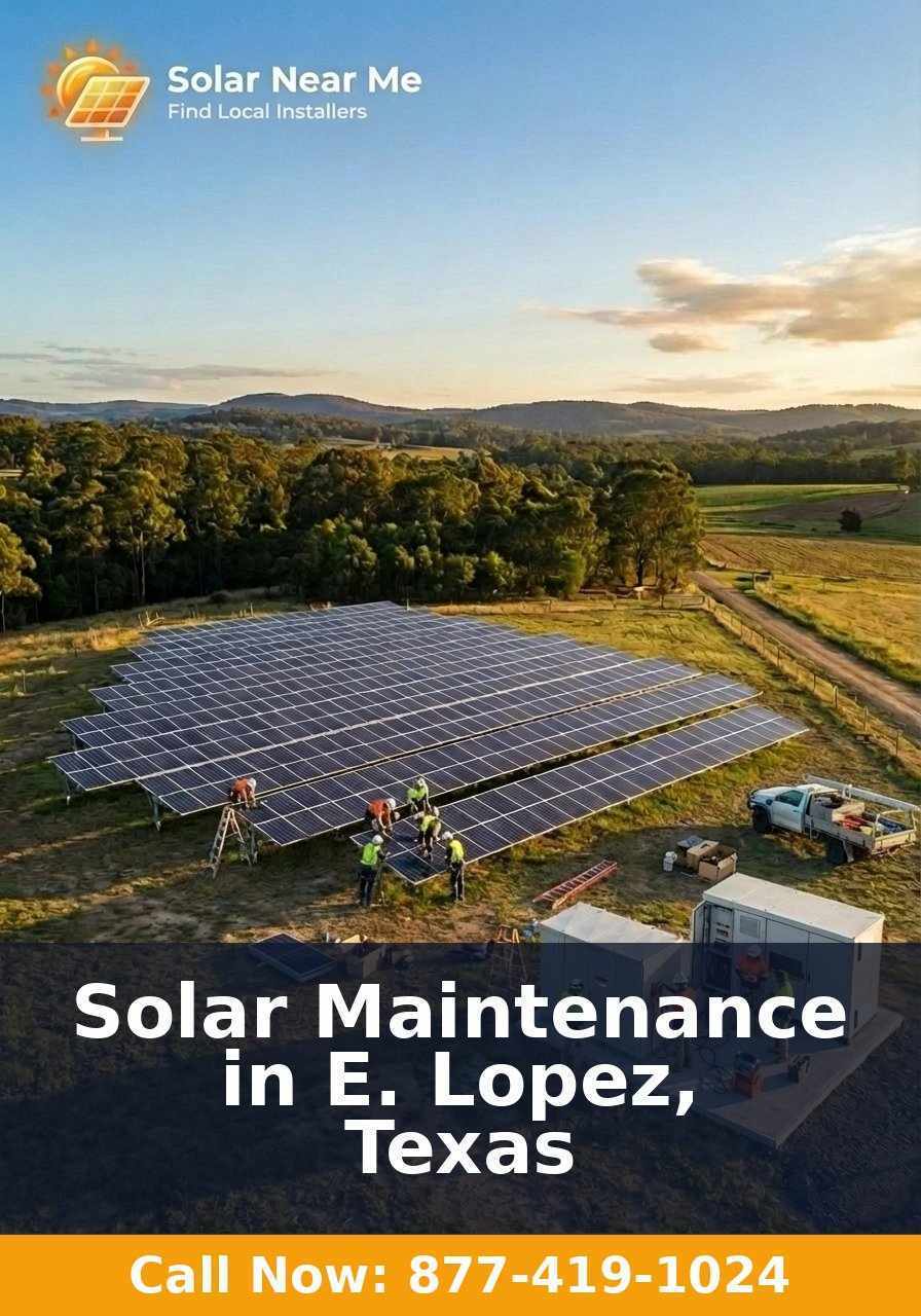 Solar Maintenance in E. Lopez, Texas