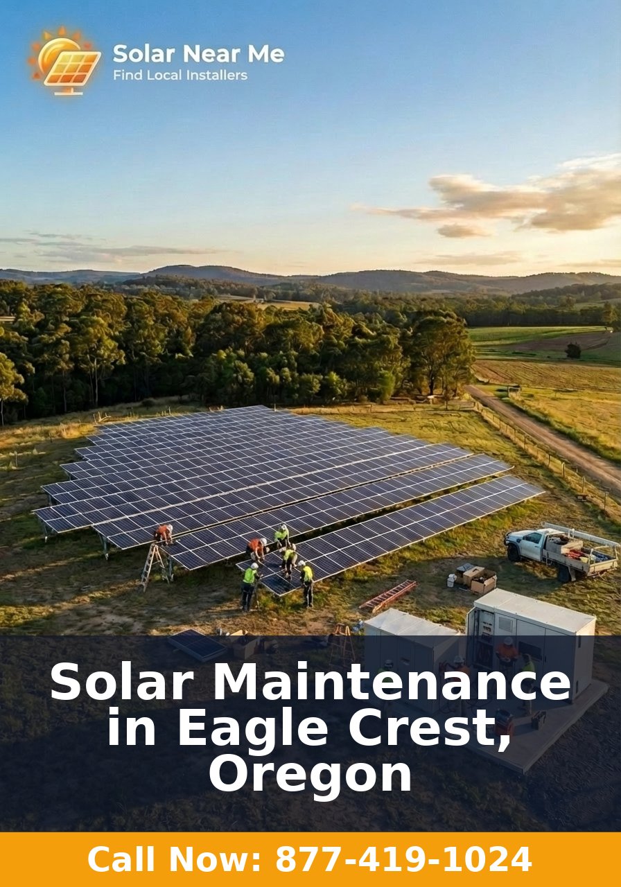 Solar Maintenance in Eagle Crest, Oregon