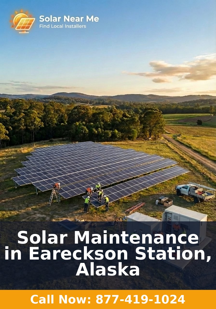 Solar Maintenance in Eareckson Station, Alaska