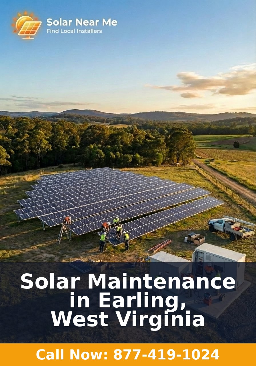 Solar Maintenance in Earling, West Virginia