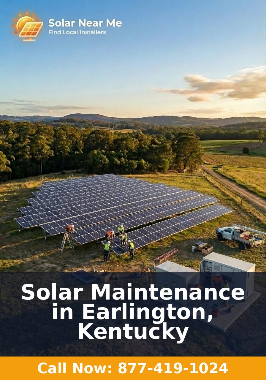 Solar Maintenance in Earlington, Kentucky