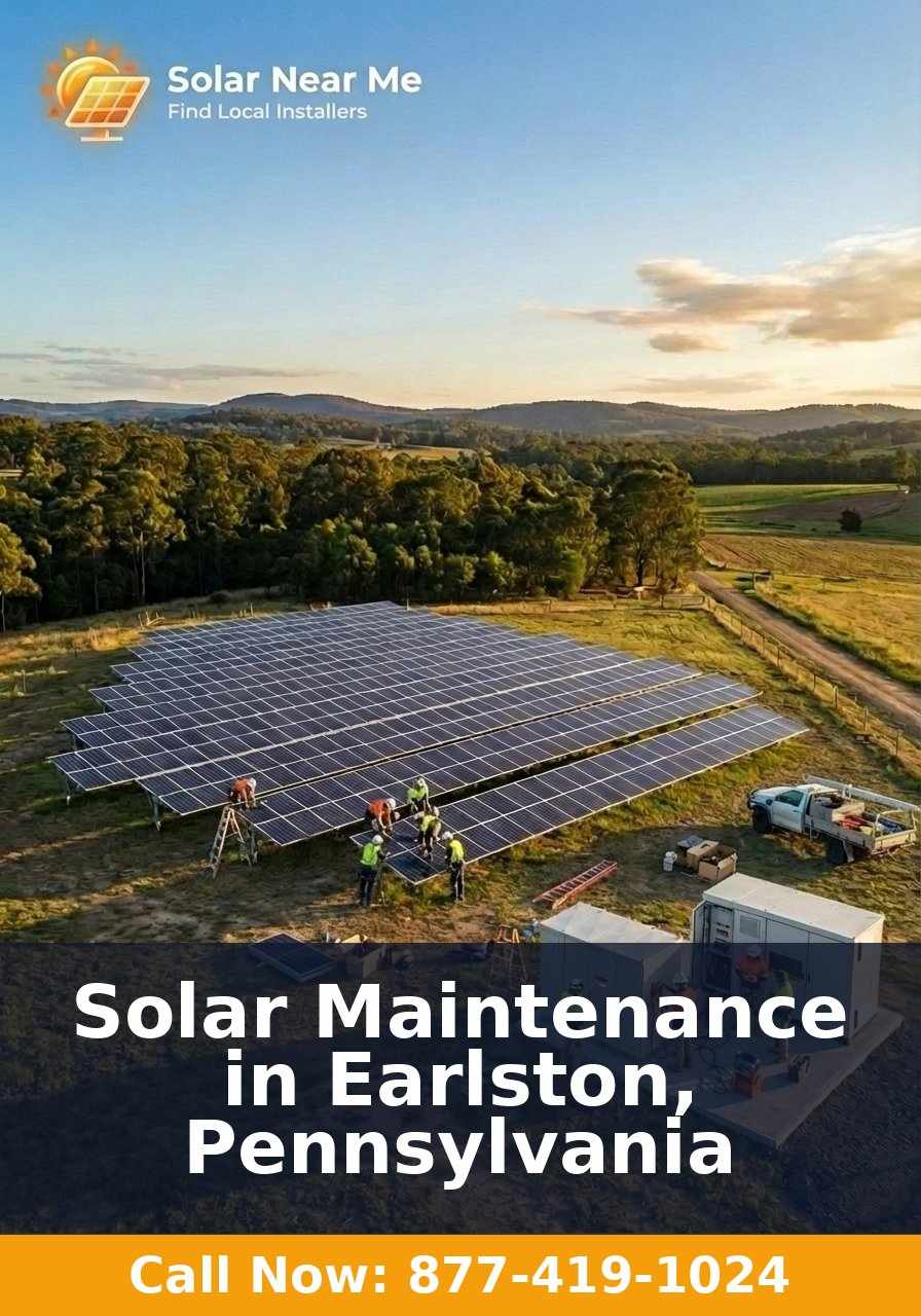 Solar Maintenance in Earlston, Pennsylvania