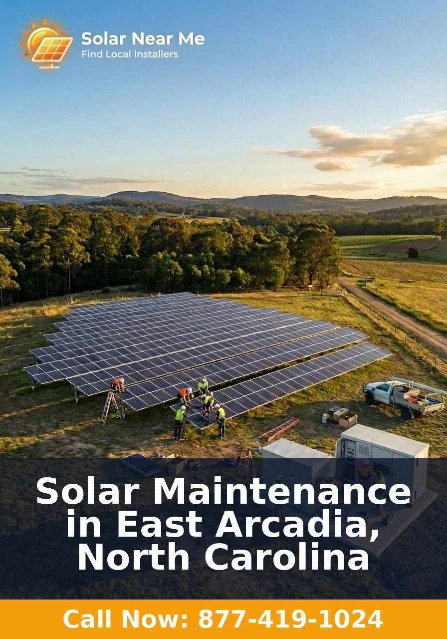 Solar Maintenance in East Arcadia, North Carolina
