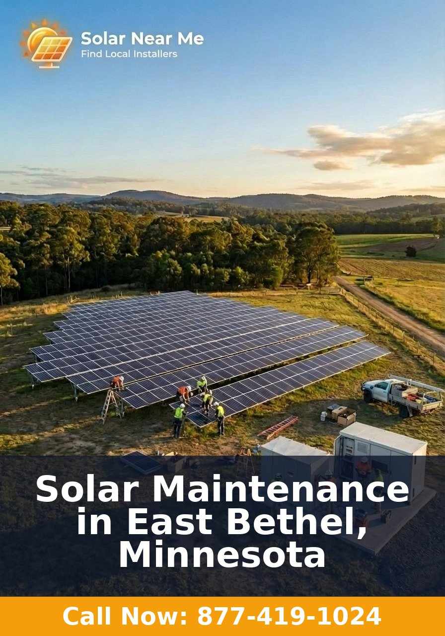 Solar Maintenance in East Bethel, Minnesota